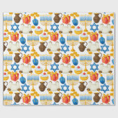 Menorah's For Hanukkah Geschenkpapier (Flach)