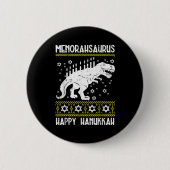 Menorahsaurus Happy Hanukkah Dino Chanukah Toddler Button (Vorderseite)