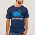 Menorasaurus Funny Hanukkah Dinosaur Menorah T-Shirt<br><div class="desc">Menorasaurus Funny Hanukkah Dinosaur Menorah.</div>