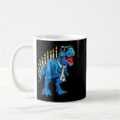 Menorasaurus Hanukkah T Rex Dinosaur Dino Chanukah Kaffeetasse (Links)