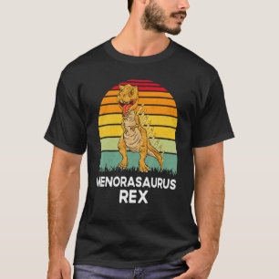 Menorasaurus Rex  Dinosaur Rex Chanukka Menora Wor T-Shirt