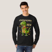 Menorasaurus Rex Dinosaur Rex Hanukkah Menora Pun T-Shirt (Vorne ganz)