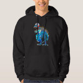 Menorasaurus Rex  Rex Dinosaur Hanukkah Hoodie (Vorderseite)
