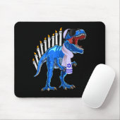Menorasaurus Rex Shirt T Rex Dinosaur Hanukkah Gif Mousepad (Mit Mouse)