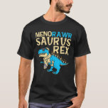 Menorawr Saurus Rex Jewish Dinosaur Hanukkah Kids T-Shirt<br><div class="desc">Nehmen Sie sich diesen lustigen Menorawr Saurus Rex jüdischen Dinosaurier T - Shirt als Hanukkah Geschenk oder Chanukah 2019 Geschenk für Ihren jüdischen Freund oder Familienmitglied! Spinnen Sie Ihren dreidel & tragen Sie dieses hässliche hebräische Weihnachts-Pajama-Outfit und haben Sie eine glückliche Hannukah!</div>