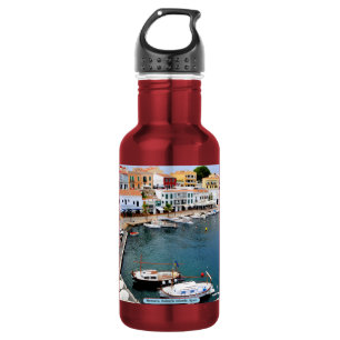 Menorca, Balearen, Spanien Edelstahlflasche