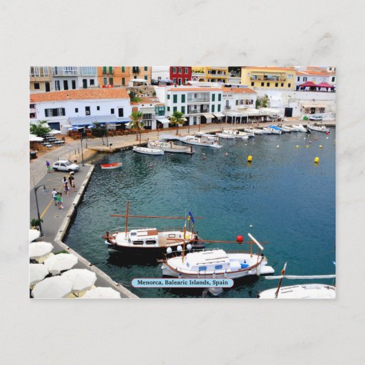 Menorca, Balearen, Spanien Postkarte (Vorderseite)