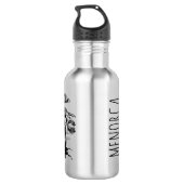 Menorca Beach Landskape Edelstahlflasche (Rückseite)