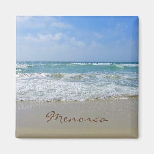 Menorca Beach und Sea Souvenir Magnet (Vorne)