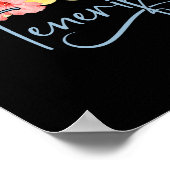 Menorca Blumen Spanien Learic Inseln Florale Ferie Poster (Ecke)