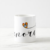 Menorca Flaggenherz, Balearen Kaffeetasse (Mittel)