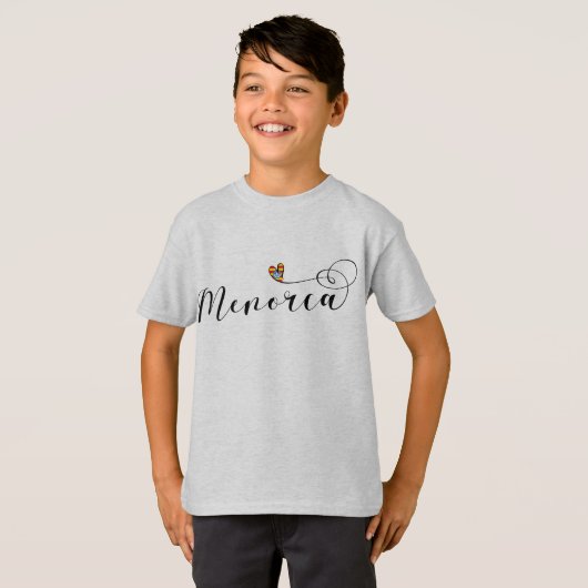 Menorca Flaggenherz, Balearen T - Shirt (Vorne ganz)