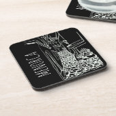 Menorca Getränkeuntersetzer (Linke Seite)