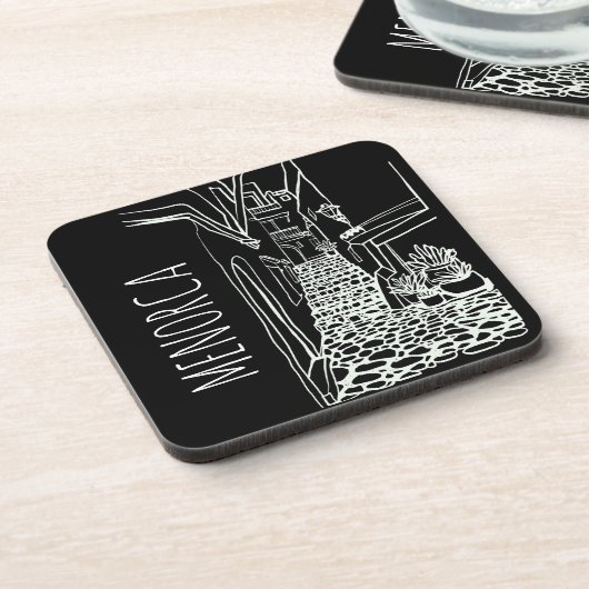 Menorca Getränkeuntersetzer (Linke Seite)