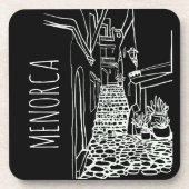 Menorca Getränkeuntersetzer (Vorderseite)