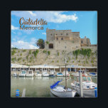 Menorca Hafen Ciutadella Souvenir Magnet<br><div class="desc">Fotografie des schönen Hafens von Ciutadella auf der spanischen Insel Menorca im Mittelmeer in Europa.</div>