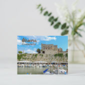Menorca Hafen von Ciutadella Postkarte (Stehend Vorderseite)