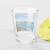 Menorca Hafen von Mahon Schnapsglas (Rückseite)