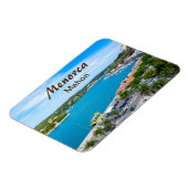 Menorca Hafen von Mahon Souvenir Magnet (Linke Seite)