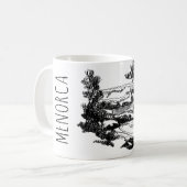 Menorca Kaffeetasse (Vorderseite Links)