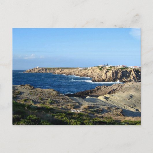 Menorca Landschaftliche Landschaft Postkarte (Vorderseite)