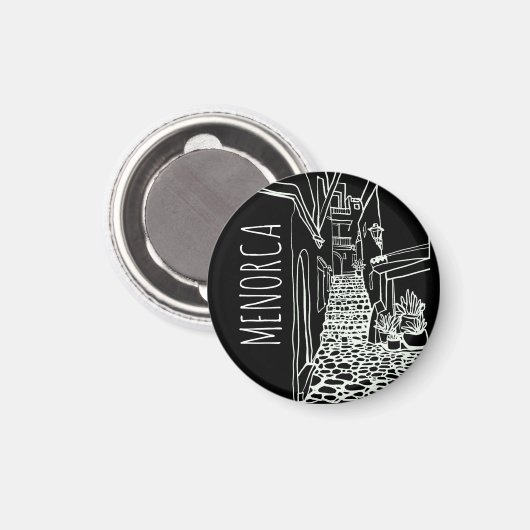 Menorca Magnet (Vorderseite/Rückseite)