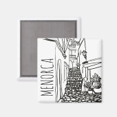 Menorca Magnet (Vorderseite/Rückseite)