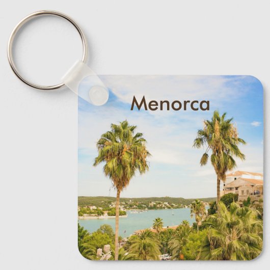 Menorca Mahon Button Schlüsselanhänger (Vorderseite)