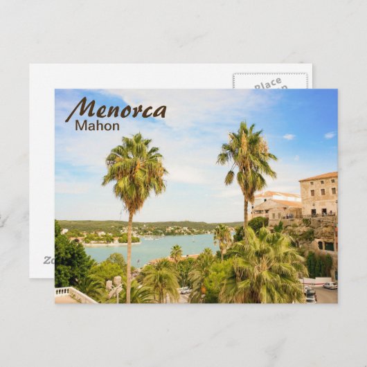 Menorca Mahon Postcard Postkarte (Vorne/Hinten)