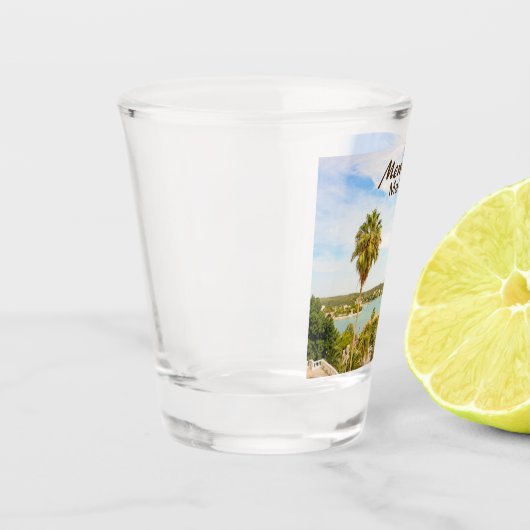 Menorca Mahon Souvenir Schnapsglas (Links)