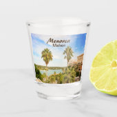 Menorca Mahon Souvenir Schnapsglas (Vorderseite)
