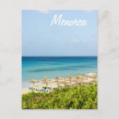 Menorca Santo Tomas Beach Postkarte (Vorderseite)