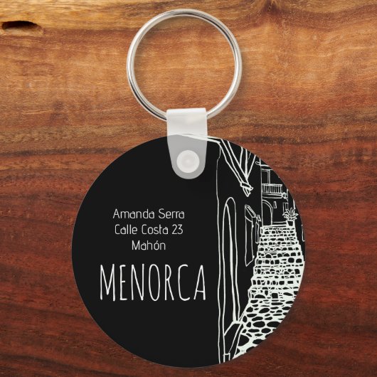 Menorca Schlüsselanhänger (Rückseite)