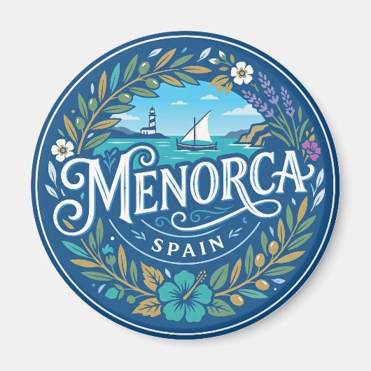Menorca Spanien Magnet (Vorne)