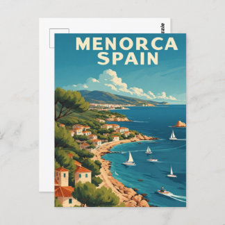 Menorca Spanien Postkarte
