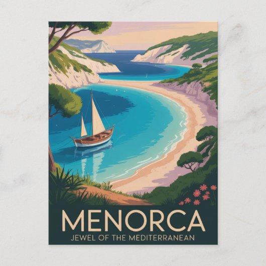 Menorca Spanien Postkarte (Vorderseite)
