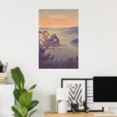 Menorca Spanien Reiseplakat Poster (Heimbüro)