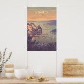 Menorca Spanien Reiseplakat Poster (Küche)