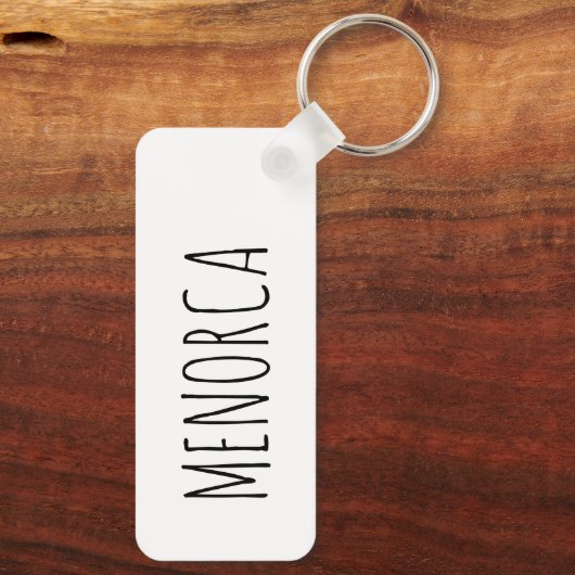 Menorca, Spanien Schlüsselanhänger (Rückseite)