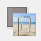 Menorca Spanien Spaziergang zum Strand Magnet (Vorderseite/Rückseite)