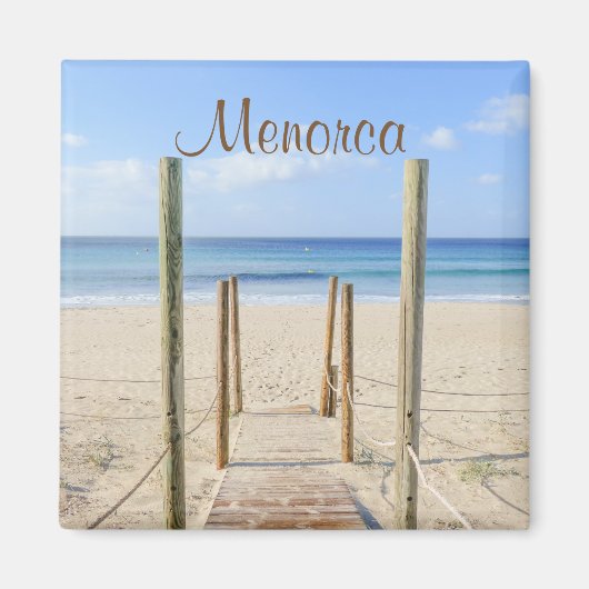 Menorca Spanien Spaziergang zum Strand Magnet (Vorne)