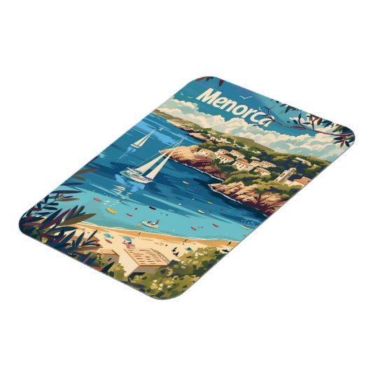 Menorca Vintag Magnet (Linke Seite)