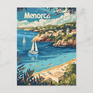Menorca Vintag Postkarte