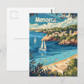 Menorca Vintag Postkarte (Vorne/Hinten)