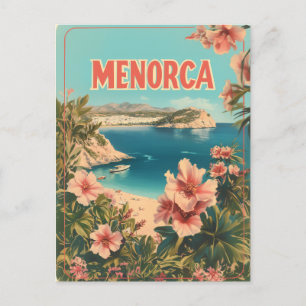 Menorca Vintage Postkarte