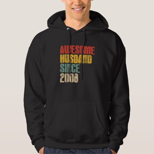 Mens 15. Hochzeitstag für Ihm Phantastischen Mann Hoodie (Vorderseite)