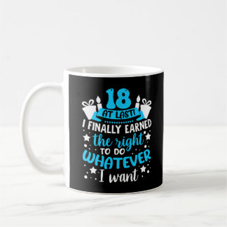 Mens 18. Geburtstag Anführungsgeschenke für 18 Jah Kaffeetasse