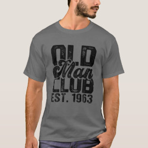 Mens 1963 Geburtstagsparty - Old Man Club Est. 196 T-Shirt