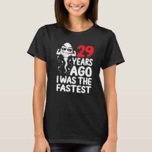 Mens 29. Geburtstag Gag Dress vor 29 Jahren war ic T-Shirt