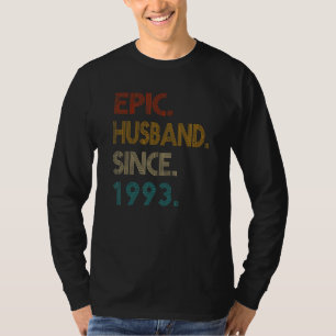 Mens 29. Hochzeitstag für seinen epischen Ehemann T-Shirt